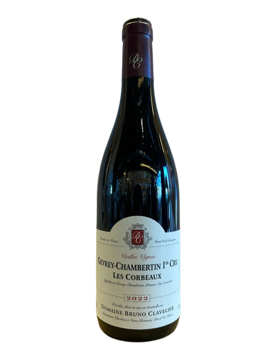 Domaine Bruno Clavelier 2022 "Les Corbeaux" Gevrey-Chambertin 1er Cru Vieilles Vignes