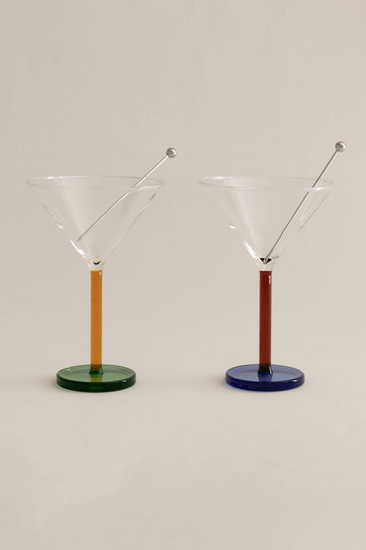 Piano Cocktail Glasses, Dizzy